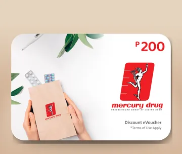 Mercury Drug voucher